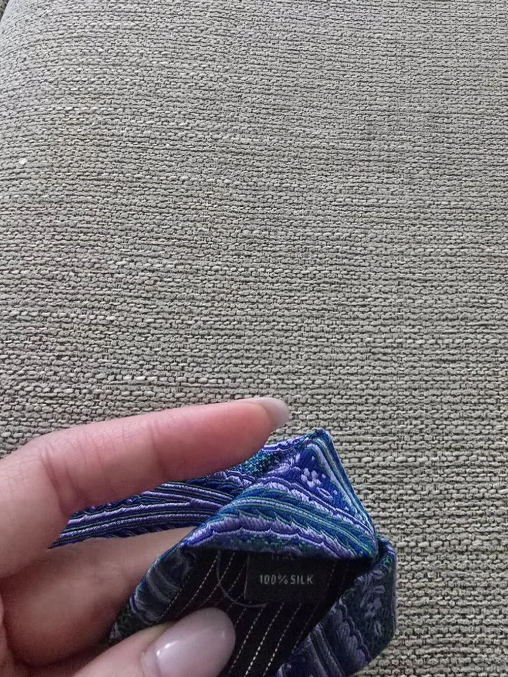 Ted Baker London Blue Paisley Woven Italian 100% Silk Men's Necktie NWT